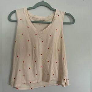 Old navy strawberry print tank top